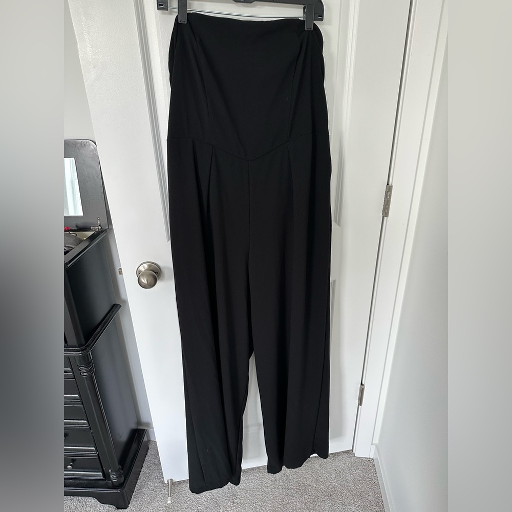 Wild Fable Black Crepe Jumpsuit